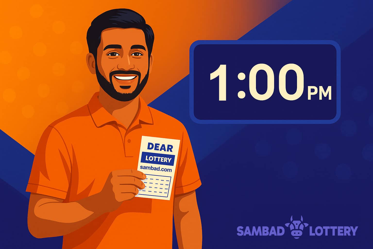 Dear Lottery Result Today 1pm — official board
